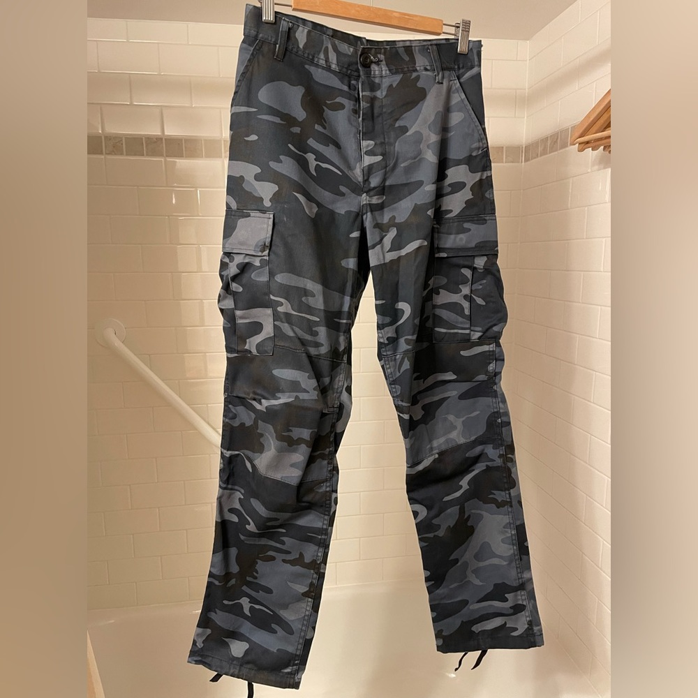 Rothco Color Camo Tactical BDU Pants “Midnight Blue Camo”